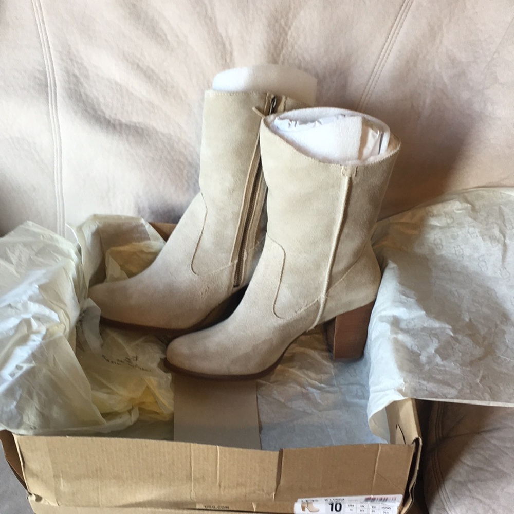 NIB UGG Heeled Zipper Boots (LYNDA) sz 10